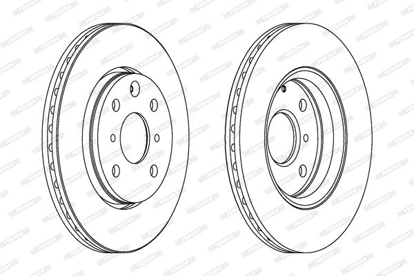 FERODO Piduriketas DDF1527C