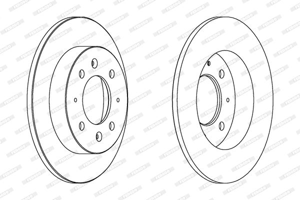 FERODO Piduriketas DDF1541