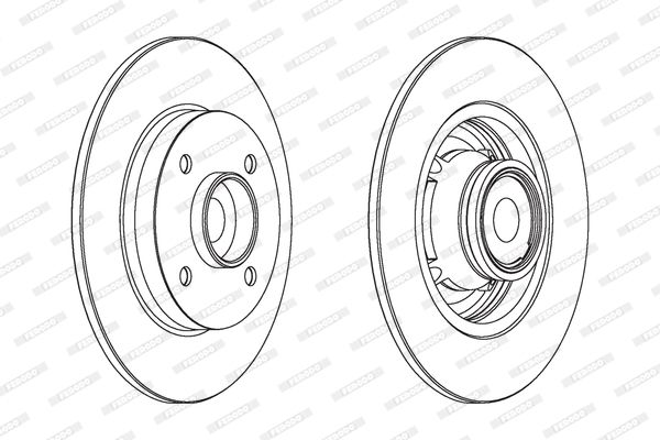 FERODO Piduriketas DDF1560-1