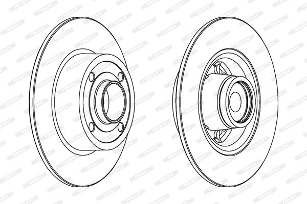 FERODO Piduriketas DDF1571-1