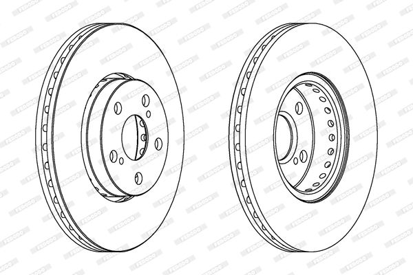 FERODO Piduriketas DDF1575