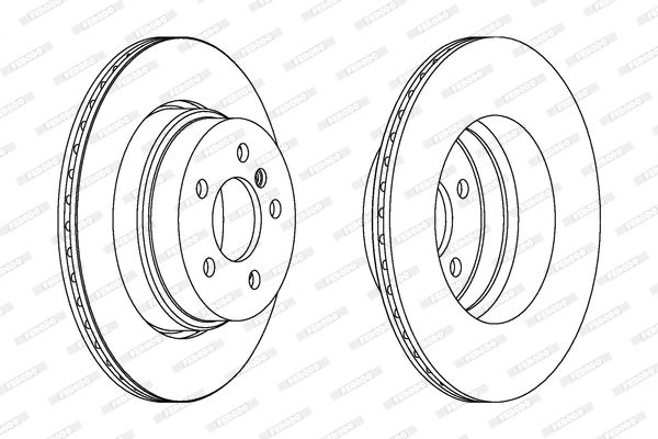 FERODO Piduriketas DDF1583