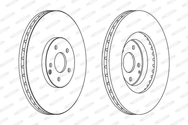 FERODO Piduriketas DDF1585