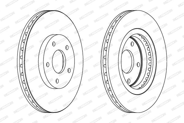 FERODO Piduriketas DDF1589