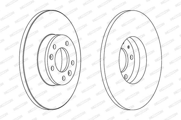 FERODO Piduriketas DDF1602