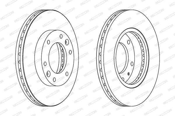 FERODO Piduriketas DDF1612