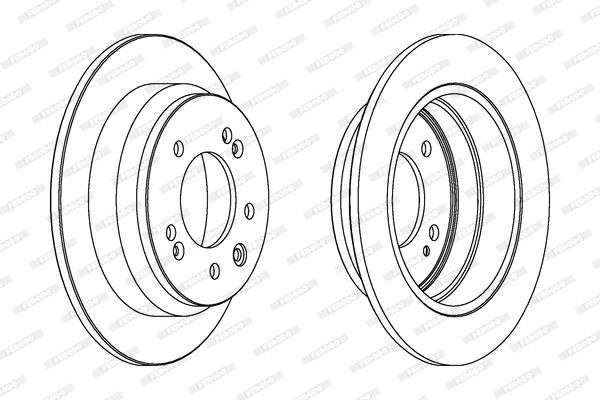 FERODO Piduriketas DDF1618