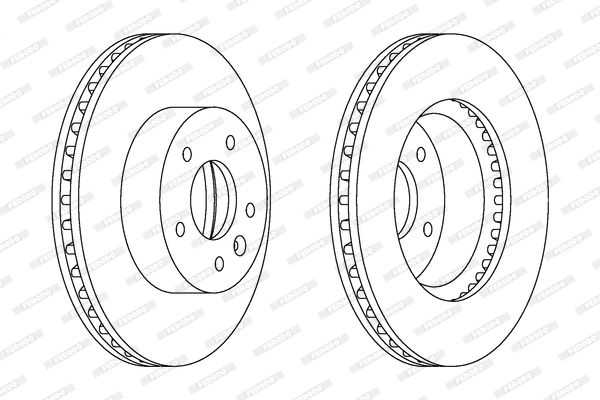 FERODO Piduriketas DDF1625