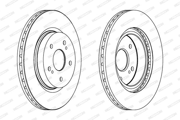 FERODO Piduriketas DDF1635