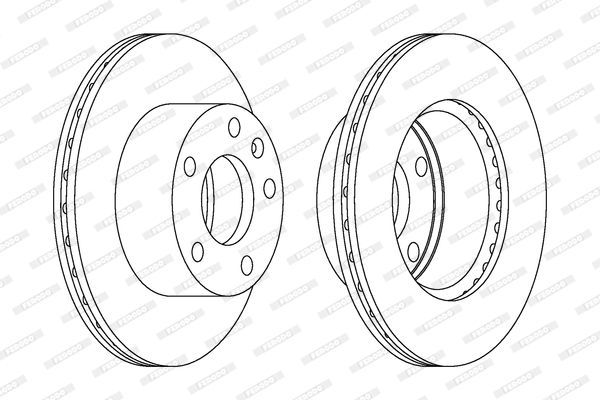 FERODO Piduriketas DDF1640