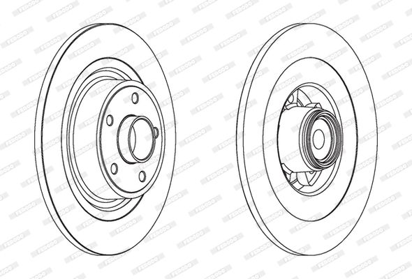 FERODO Piduriketas DDF1654