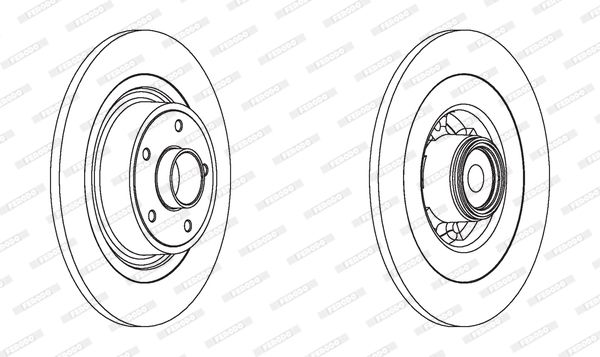 FERODO Piduriketas DDF1655