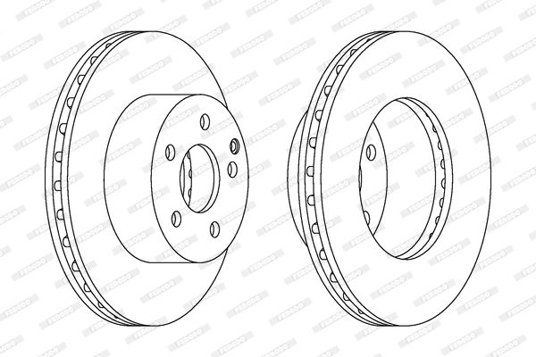 FERODO Piduriketas DDF1668