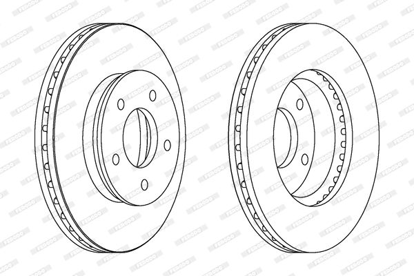 FERODO Piduriketas DDF1673