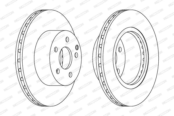 FERODO Piduriketas DDF1688