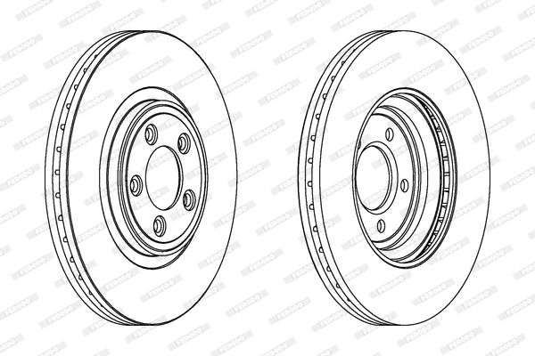 FERODO Piduriketas DDF1702