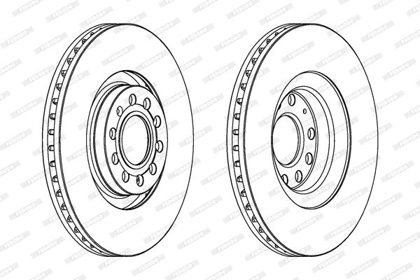 FERODO Piduriketas DDF1705