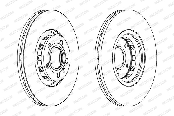 FERODO Piduriketas DDF1706C