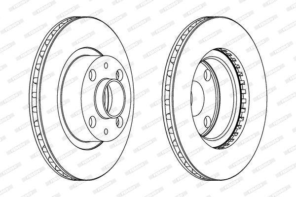 FERODO Piduriketas DDF171