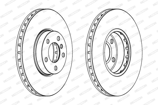 FERODO Piduriketas DDF1714C