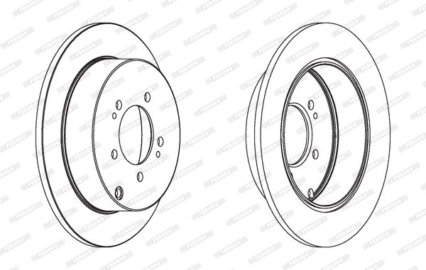 FERODO Piduriketas DDF1737