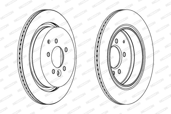 FERODO Piduriketas DDF1752