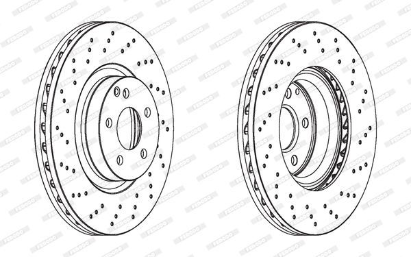 FERODO Piduriketas DDF1769