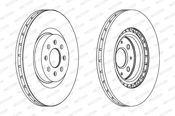 FERODO Piduriketas DDF1773