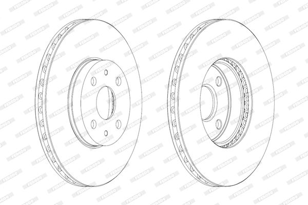 FERODO Piduriketas DDF1780