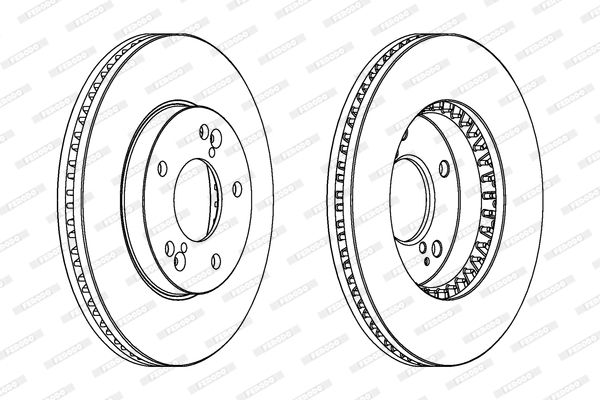 FERODO Piduriketas DDF1786