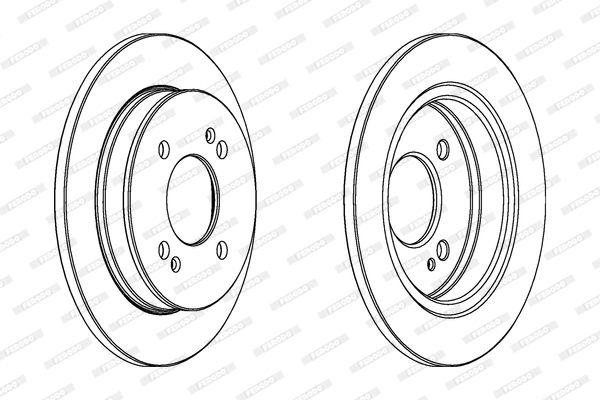 FERODO Piduriketas DDF1793C