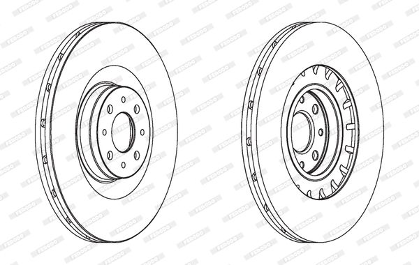 FERODO Piduriketas DDF1806