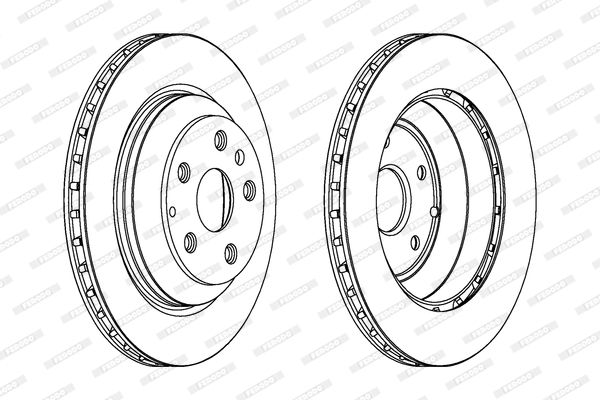 FERODO Piduriketas DDF1855