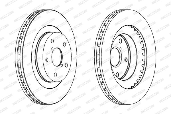 FERODO Piduriketas DDF1857