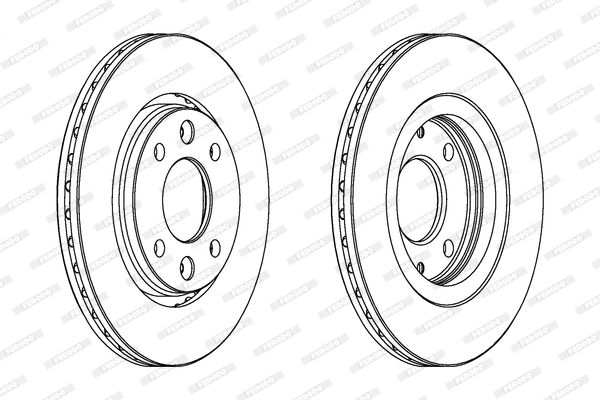 FERODO Piduriketas DDF186