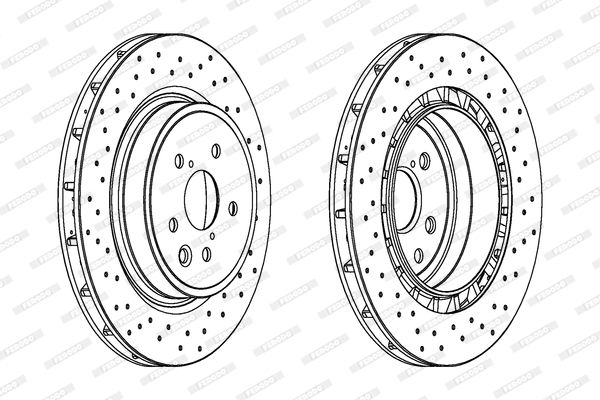 FERODO Piduriketas DDF1863