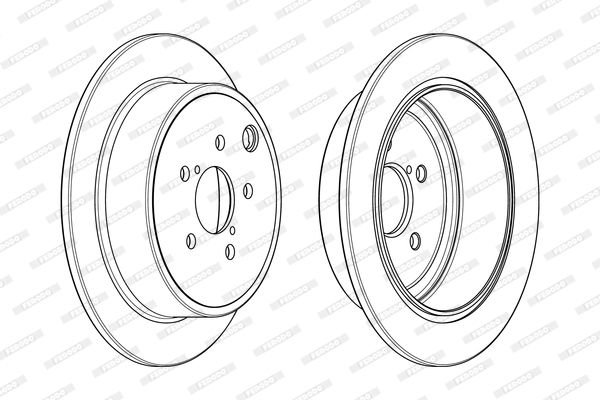 FERODO Piduriketas DDF1883C