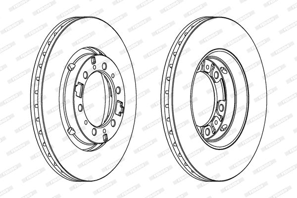 FERODO Piduriketas DDF1892