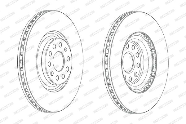 FERODO Piduriketas DDF2000C