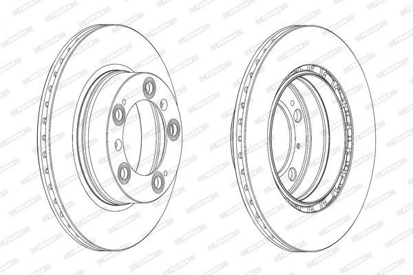 FERODO Piduriketas DDF2023C