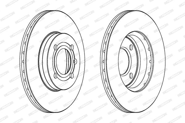 FERODO Piduriketas DDF207