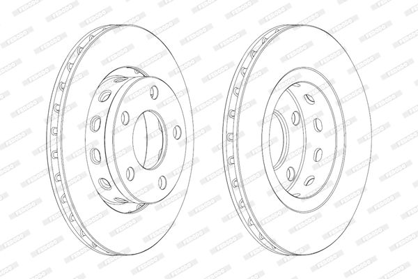 FERODO Piduriketas DDF2151C