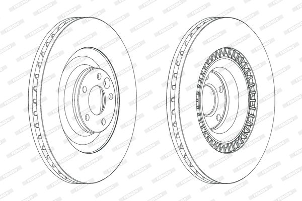 FERODO Тормозной диск DDF2222C