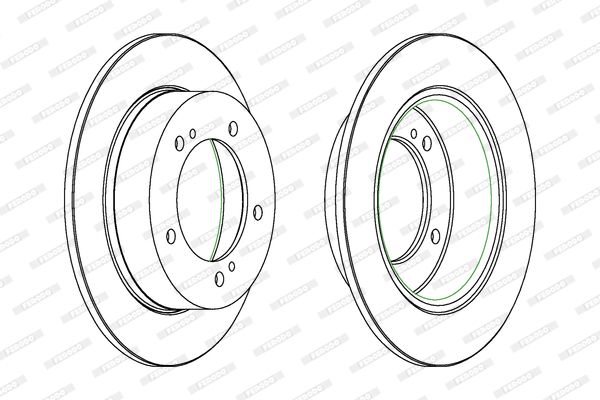 FERODO Piduriketas DDF233