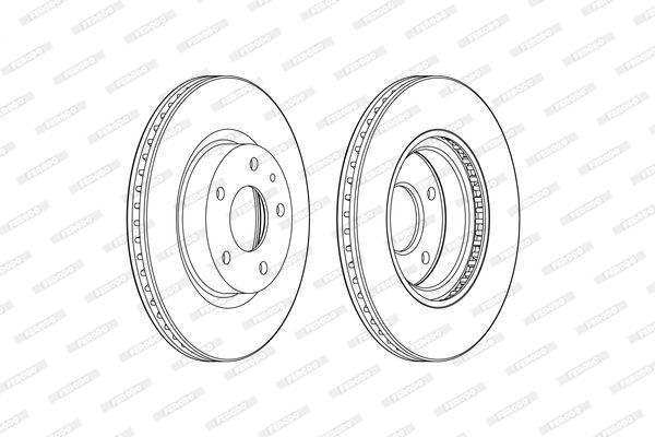 FERODO Piduriketas DDF2465C