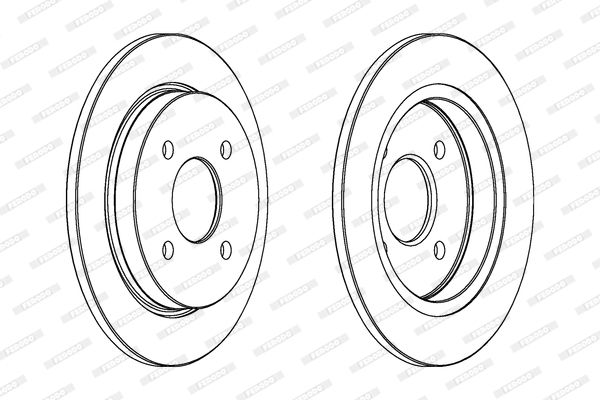 FERODO Piduriketas DDF281