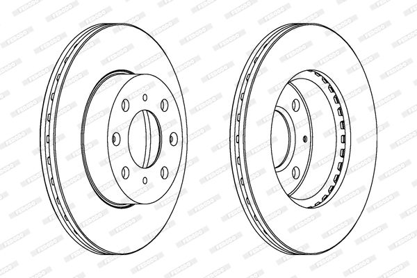 FERODO Piduriketas DDF294