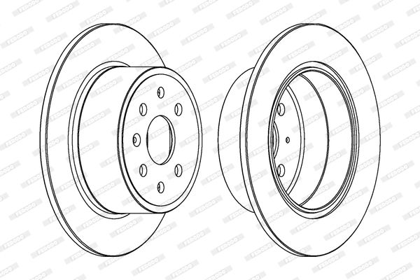 FERODO Piduriketas DDF329