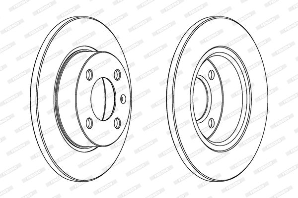 FERODO Piduriketas DDF359