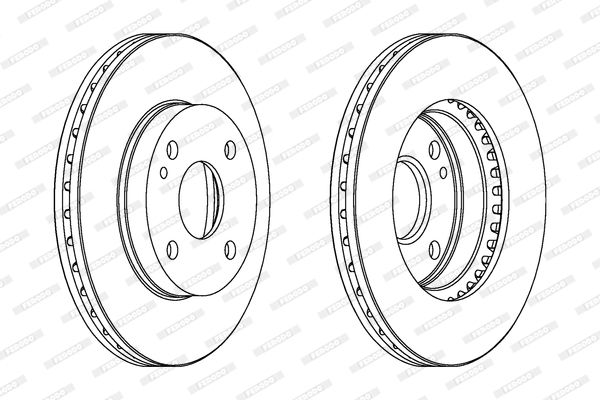 FERODO Piduriketas DDF393